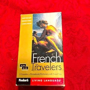 Learn French for travelers complete with tapes, dictionary and travel tips.